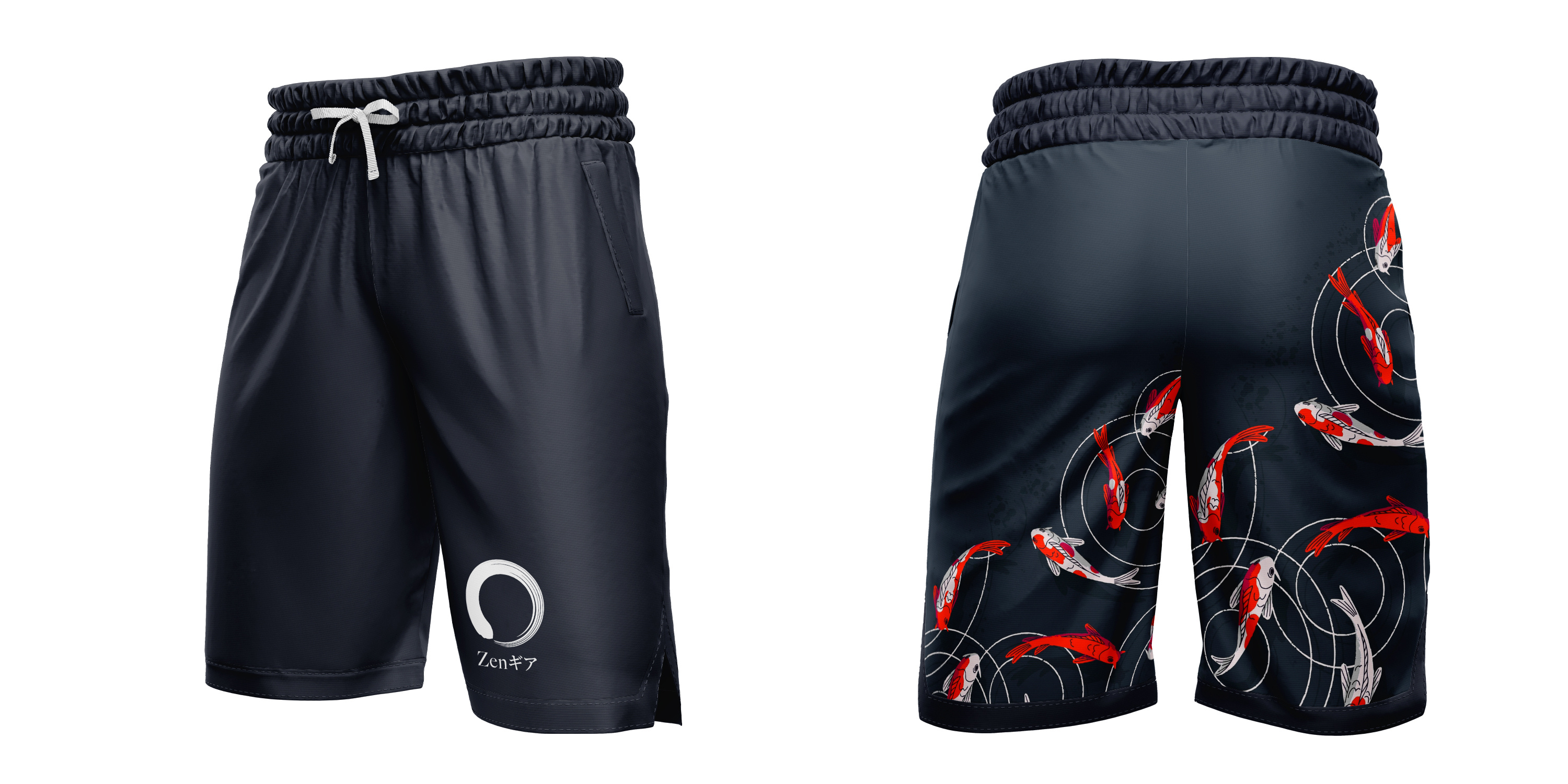 Example of Gym Apparels Wear 3D Mockups Design