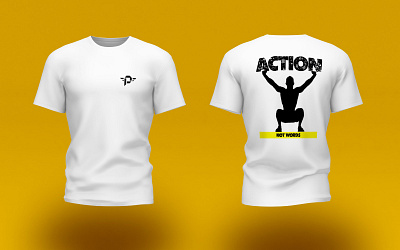 Action T-Shirt Design 3d animation apparel designer apparel mockups branding designer garments designs graphic design gym apparels gym shirt designing gym shirts logo motion graphics shirt mockup t shirt design ui