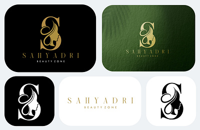 Sahyadri Beauty Zone beauty brand logo design branding company design factory graphic design illustration logo logo design makeupartist makeupartistlogo typography vector