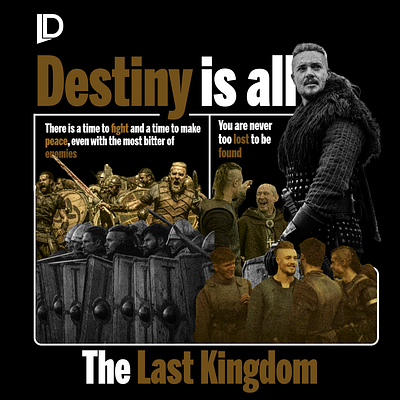 Poster design for the Tv show "The last kingdom" digital art graphic design poster design