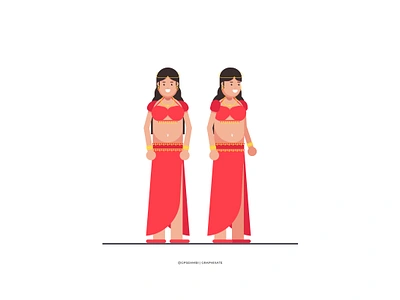 Flat Belly Dancer Character Illustration arab belly dancer arabic character model sheet belly dance belly dancer belly dancer character character illustration dubai dancer dubai people gpsehmbi hello dribbble illustration info graphics