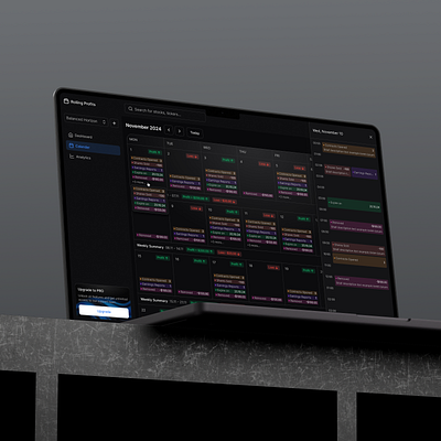 📅 Managing your portfolio has never been easier! analytics calendar calendar report cards dark theme finance lose monthly report pl profit profit and lose statistics trade trading weekly report