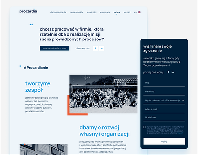 Career page carrerpage contrast corporatepage landingpage promotion story team ui work