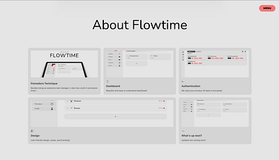 Flowtime code desktop graphic design laptop light productivity ui web website