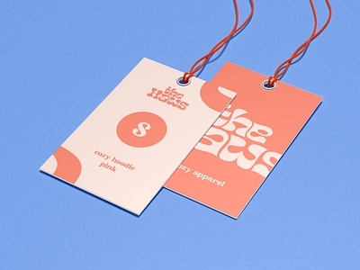 Clothing hang tag design for apparel branding apparel brand design brand identity branding card clothing design graphic design hang tag logo logo design logotype print print design swing hag