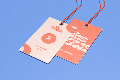 Clothing hang tag design for apparel branding apparel brand design brand identity branding card clothing design graphic design hang tag logo logo design logotype print print design swing hag