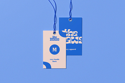 Bold hang tag for apparel branding card hang tag swing tag vibrant