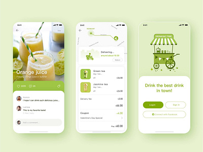 Food Ordering Application branding creative interface design dribbbleshots. dribble portfolio graphic design illustration logo ui