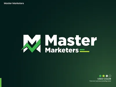 Master Marketers Logo Design | Marketing Graph Logo Design brand identity branding designofly digital marketing digital marketing agency digital marketing logo graph logo graphic design green graph green graph logo logo logo design marketers logo marketing marketing logo master marketers master marketers logo modern logo promote logo promotion logo