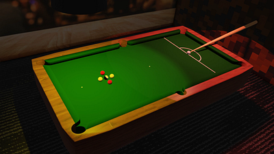 Simple Pool 3D Animation 3d 3d animation animation blender design