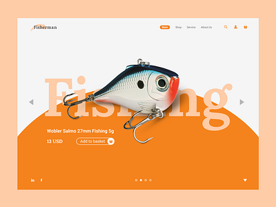 Website design for fishermen ui uiux design ux web design website for fishermen