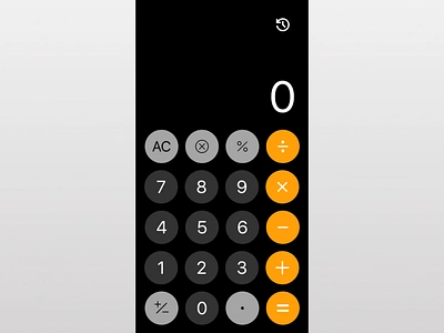 Daily UI 004 (Calculator) calculator daily ui figma ios calculator ui ui design