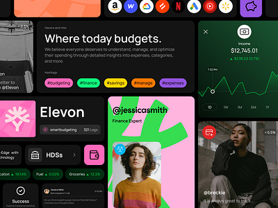 Elevon Branding design branding branding design mobile app mobile app design ui uiux design ux