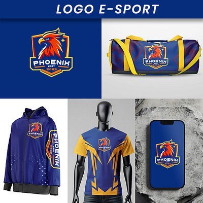 PHOENIX E_SPORT LOGO branding e sport graphic design logo