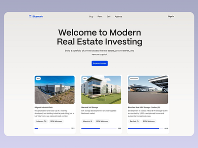 Modern Real Estate Investing Website apartment architecture booking broker home booking house housing market minimalist design modern property property service property services real estate real estate agency realestate rent web web design website