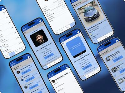 Driver Connect App UI 3d animation branding ui