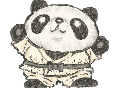 Judo Panda animal character character design illustration japan judo karate panda