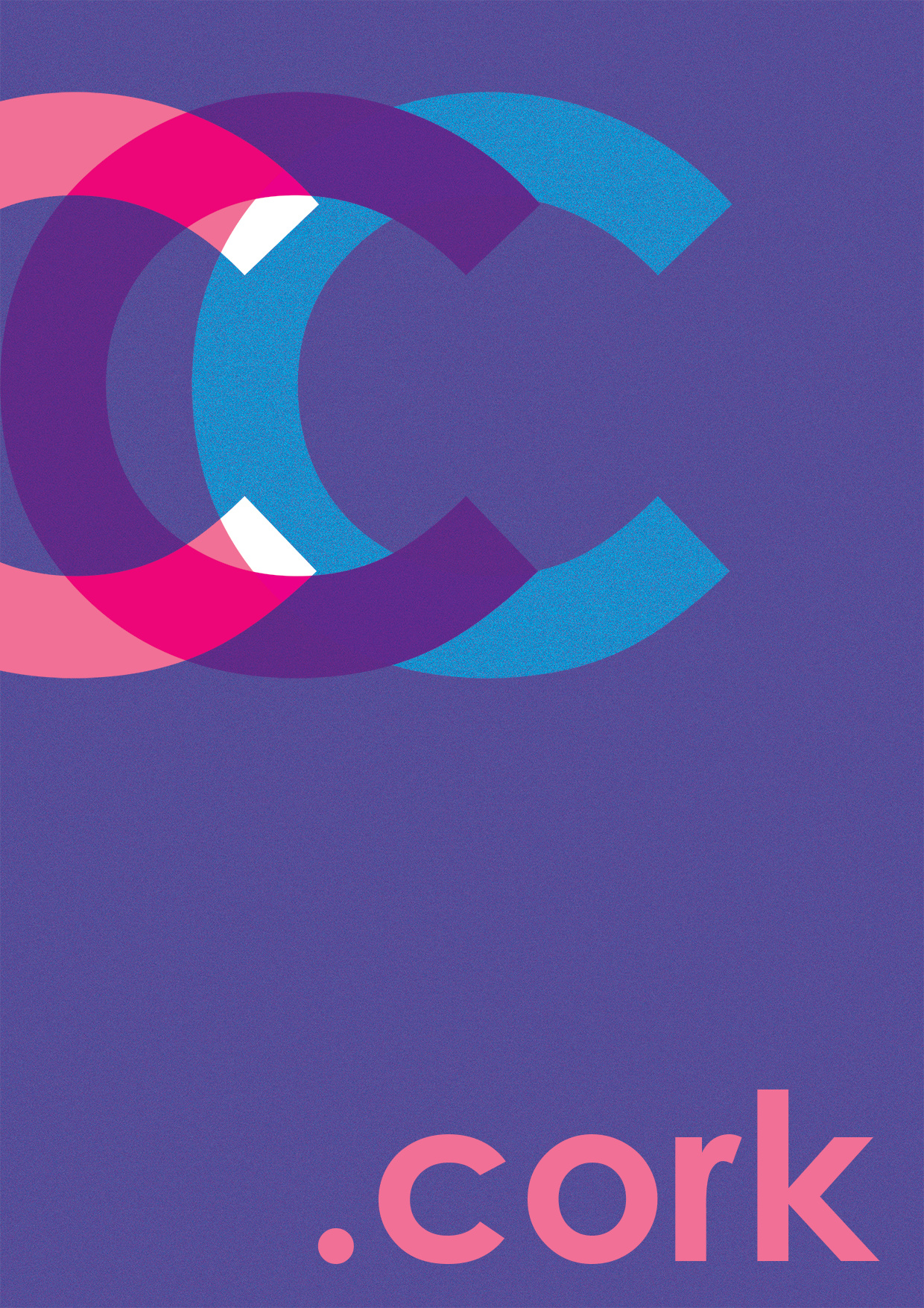 .cork abstract art blue challenge colors concept design design everyday effect graphic design layout noise pink poster purple space swiss swissted type typography