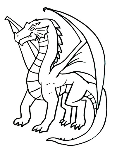 Dragon Coloring Pages