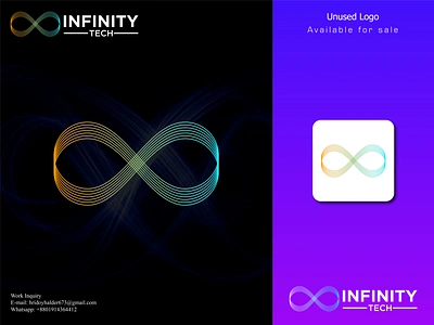 Infinity Logo Design abstract brand brand identity connection data design geometry graphic design infinite infinity innovation logo logo design mark modern logo monogram platform symbol tech vector