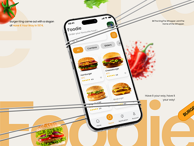 Foodie - Food Delivery Mobile App app design delivery delivery app eating food food app food delivery app mobile mobile app mobile app design order restaurant app ui ui design uiux