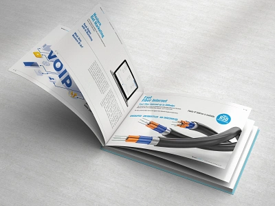 "Western Cloud" IT Brochure 2023 adobe indesign branding brochure catalog clean design company profile creative design graphic design illustration