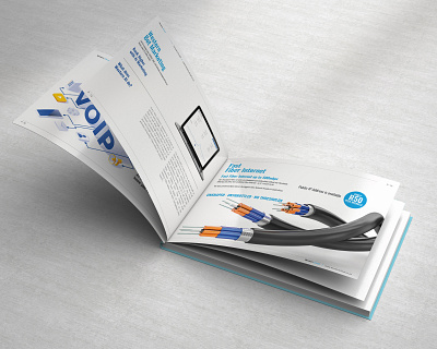 "Western Cloud" IT Brochure 2023 adobe indesign branding brochure catalog clean design company profile creative design graphic design illustration