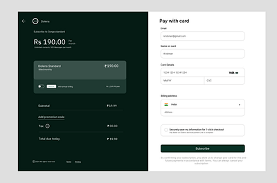 Payment Flow color figma typography ui ux