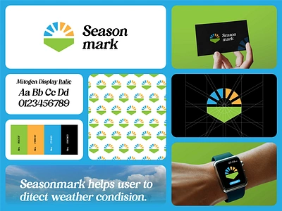 "Seasonmark" Weather update Logo Design & Branding accurateforecastlogo brand book brand guideline brand identity branding creative logo daily weather logo design graphic design illustration logo real time weather update staypreparedlogo ui weather app logo weather forecast weather update weathernewslogo weathertrackinglogo