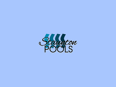 Staunton-Pools-Logo 3d app art branding design discount logo pricing discount logos for sale discount pricing graphic design icon illustration logo logos minimalist typography ui vector