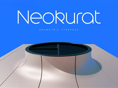 Neokurat — Geometric Typeface bauhaus branding display font fonts geometric geometric font graphic design logo neokurat new new fonts retro typeface vintage