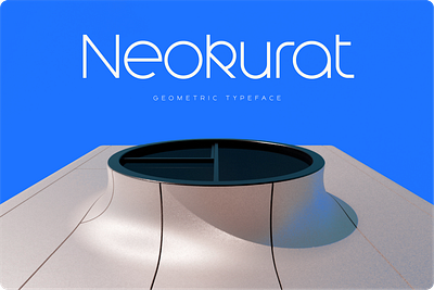 Neokurat — Geometric Typeface bauhaus branding display font fonts geometric geometric font graphic design logo neokurat new new fonts retro typeface vintage