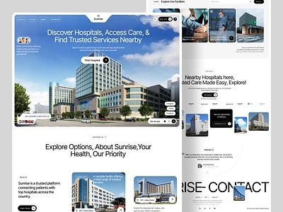 Hospital Website Landing Page Design best hospital website ideas clinic designer health care healthcare landing page design healthcare website hospital hospital service hospital services web design hospital website hospital website design landing page medical website online appointment product designer web web design website website design wellness