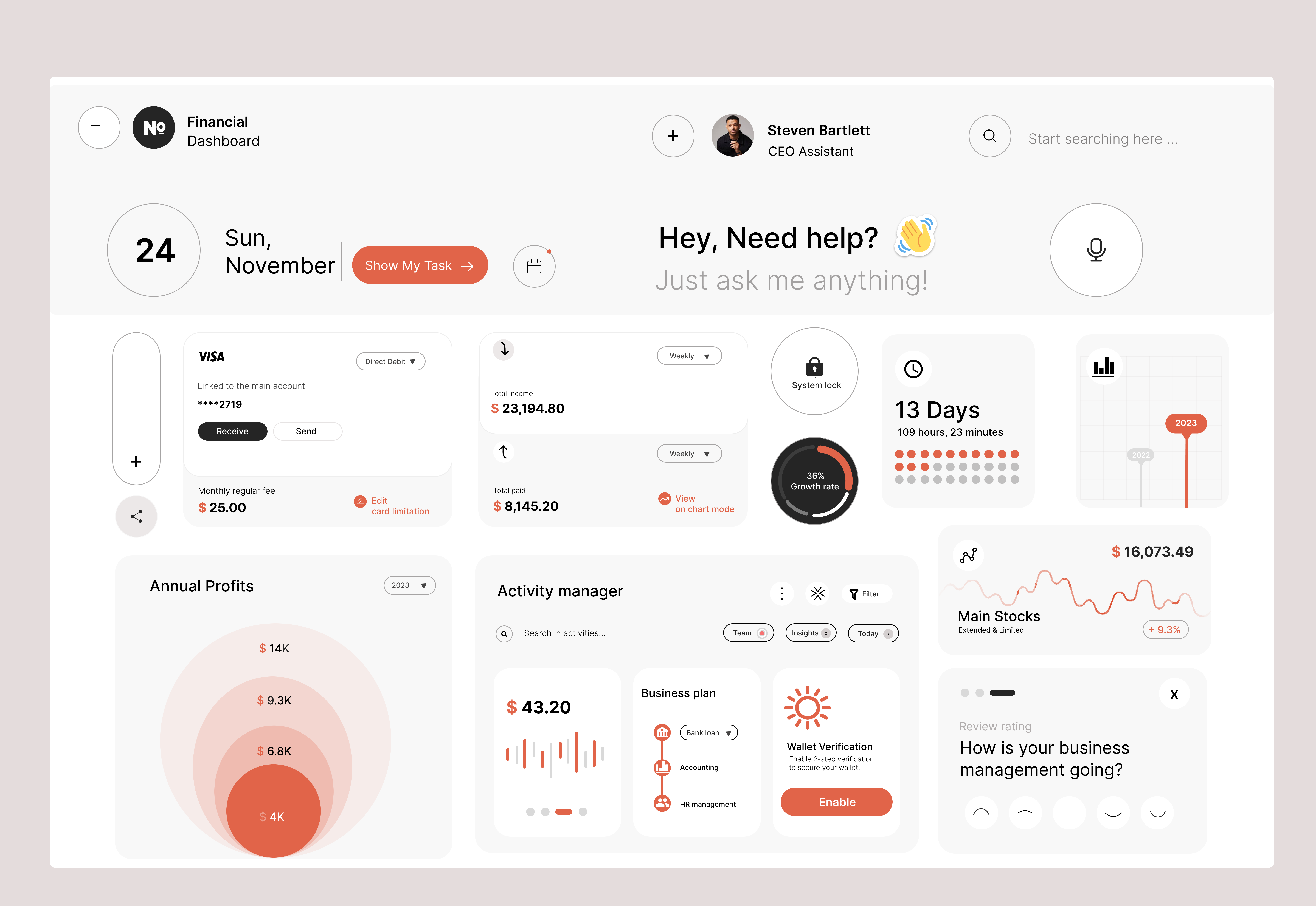 "Finance Dashboard" dashboard figma finance ui