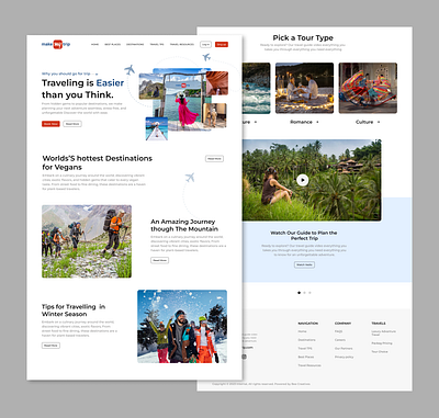 Indotravi -Travel Landing Page branding creative uiux design web good web toure treavel ui ux website