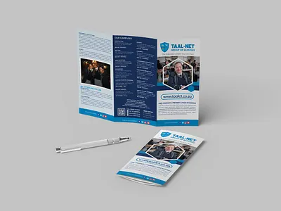 trifold brouchure branding creativity flyer design