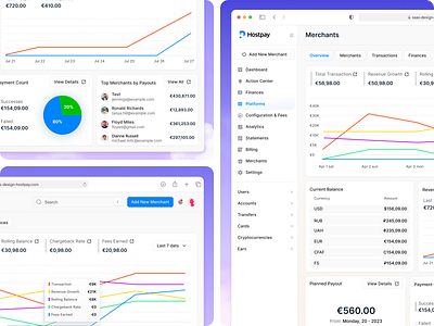 Dashboard Page application dashboard merchants merchants details ui ux web app