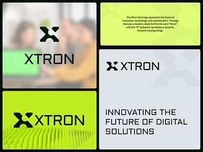 XTRON- Tech Company Logo Design ai brand design branding logo design tech branding tech industry technology ui visual design website