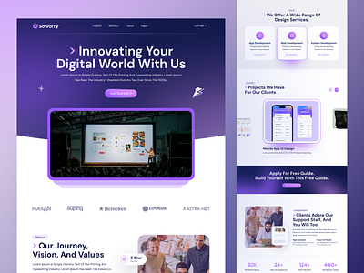 Digital Agency Website agency agency website clean creative design digital agency digital agency website digital website homepage interface landing page landing page design studio ui ui design uiux website design