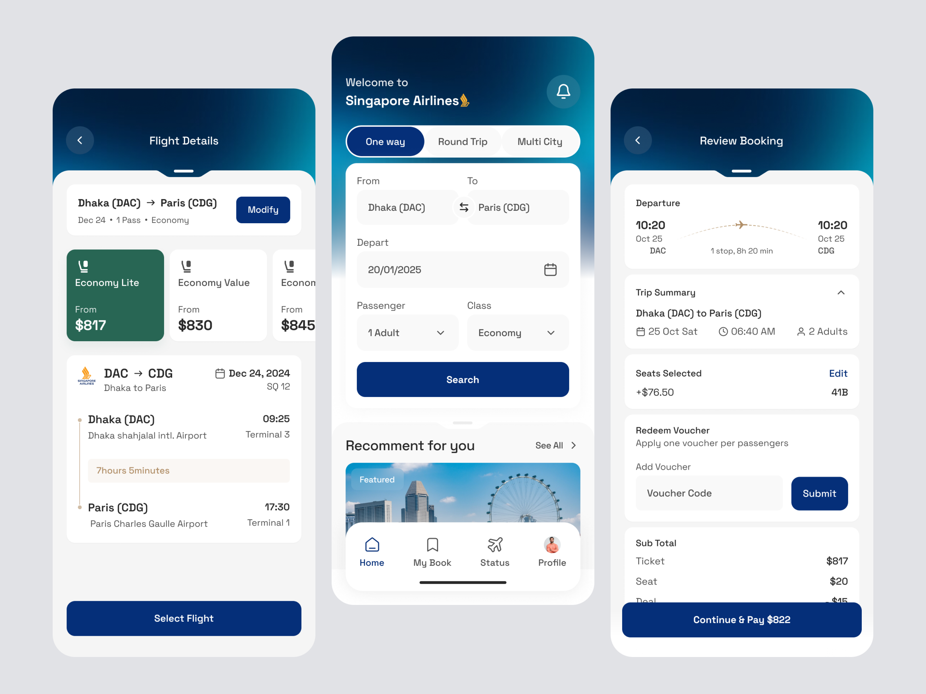 Example of Mobile App