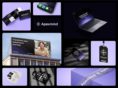 Apexmind Brand & Webdesign brand brand identity brandidentity branding czech republic design dots groovio guidline identity logo mobile ondra vazac prague purple salesforce ui ux webdesign website