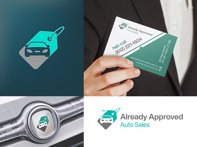 Logo Folio - Auto Sales auto logo auto sales auto sales logo business card car car logo car logos car sales green logo logo design logo folio logo folio auto sales logos