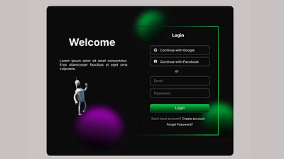 Animated login page animation login ui webdesign