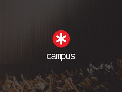 Student platform logotype campus logo logomark minimal logo red student student life wordmark