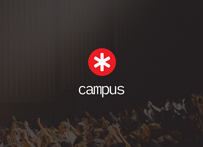 Student platform logotype campus logo logomark minimal logo red student student life wordmark