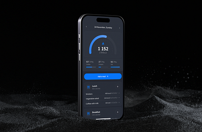 Calorie calculator | Workout app aplication app appstore calories fitness food gym health sport ui uiux