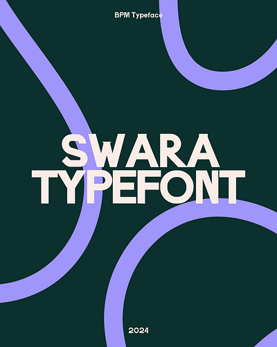 SWARA TYPEFONT font font sans typeface typefont