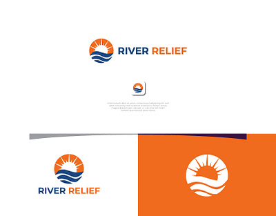 River Relief logo design brand brand identity branding design graphic design logo logo design logo designer logo designs logos tan tanzina akter tanzinaart ui