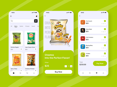 Online Chips Purchasing App UI 🍟 chips app design chips app ui design chips application chips purchase app chips ui design crunchy app ui design mobile app design product design ui ui design trends ui hub uiux user experience user interface user research ux ux law