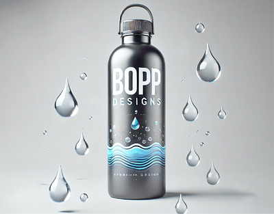 BOPP LABEL DESIGN's – Modern Water Bottle Branding adobe illustrator adobe photoshop brand identity graphic design label designs modern aesthetics product design